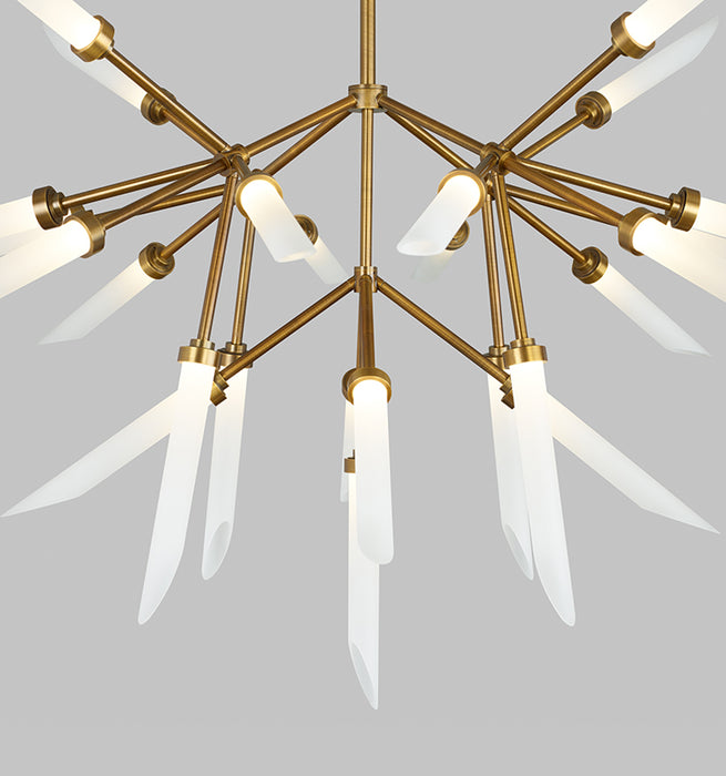 Tech 700SPR Spur 25-lt 37" LED Chandelier