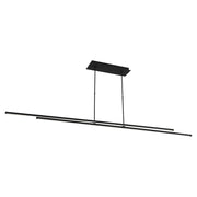 Tech 700LSSTG284 Stagger 2 2-lt 24" LED Linear Suspension - Nightshade Black