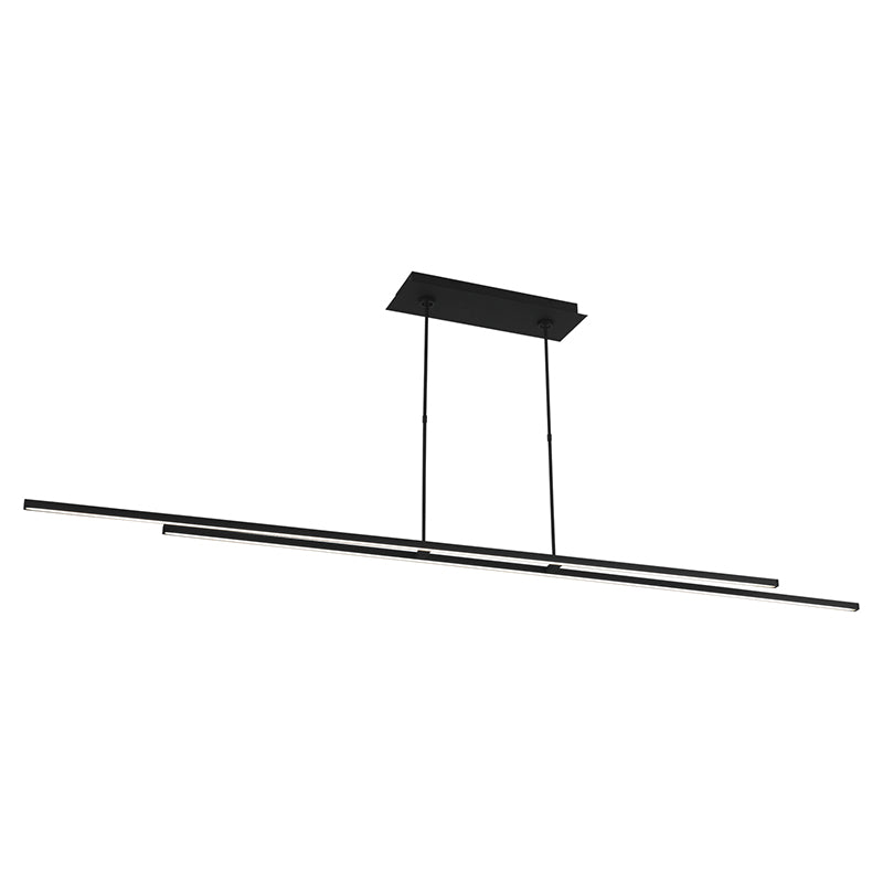 Tech 700LSSTG284 Stagger 2 2-lt 24" LED Linear Suspension - Nightshade Black