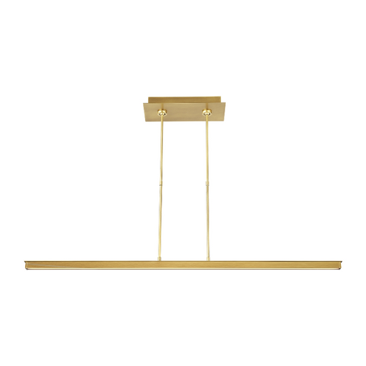 Tech 700LSSTG48 Stagger 1-lt 47" LED Linear Suspension - Natural Brass