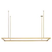 Visual Comfort 700LSSTG50 Stagger Halo 50" LED Linear Suspension - Natural Brass