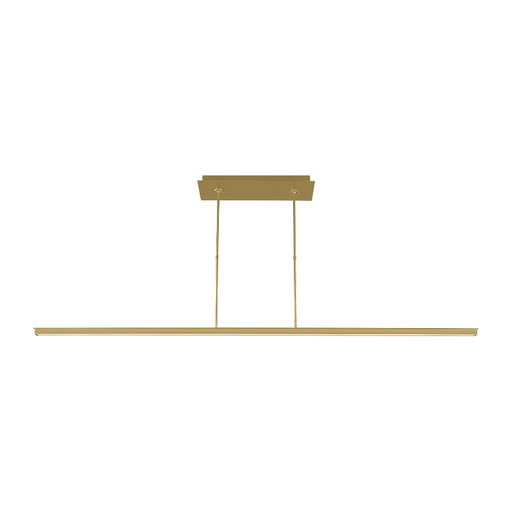 Visual Comfort 700LSSTG72 Stagger 1-lt 72" LED Linear Suspension - Natural Brass