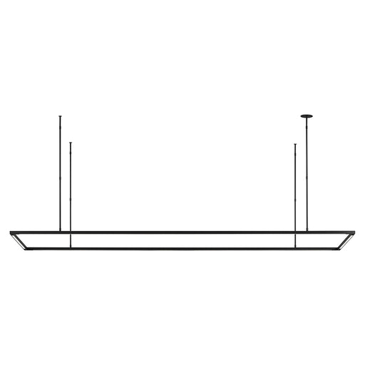 Tech 700LSSTG84 Stagger Halo 84" LED Linear Suspension - Nightshade Black