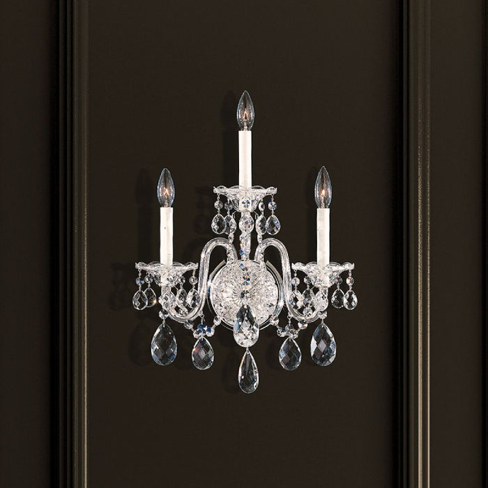 Schonbek 2992 Sterling 3-lt 21" Tall Wall Sconce