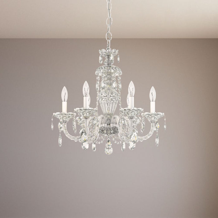 Schonbek 2994 Sterling 6-lt 21" Chandelier