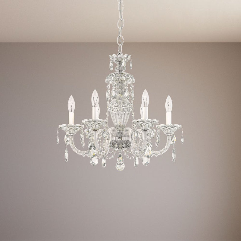 Schonbek 2994 Sterling 6-lt 21" Chandelier