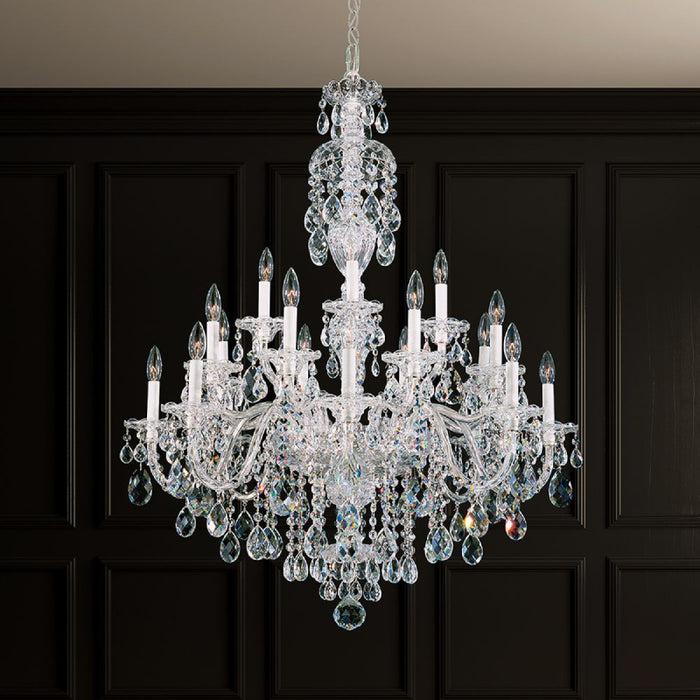 Schonbek 2998 Sterling 20-lt 34" Chandelier