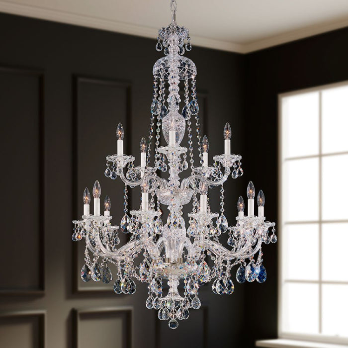 Schonbek 3608 Sterling 15-lt 32" Chandelier