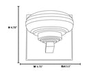 Access 63971 Optix 1-lt LED Dimmable Vanity