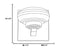 Access 63971 Optix 1-lt LED Dimmable Vanity