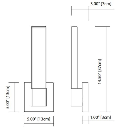 Elan 83965 Neltev 2-lt LED Wall Sconce