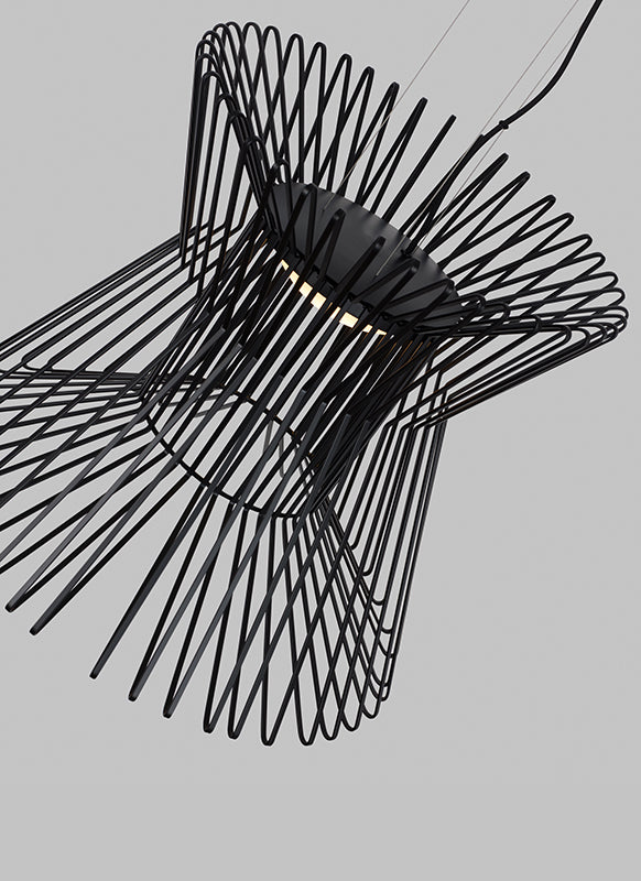 Visual Comfort 700TDSYRP Syrma 22" LED Line Voltage Pendant