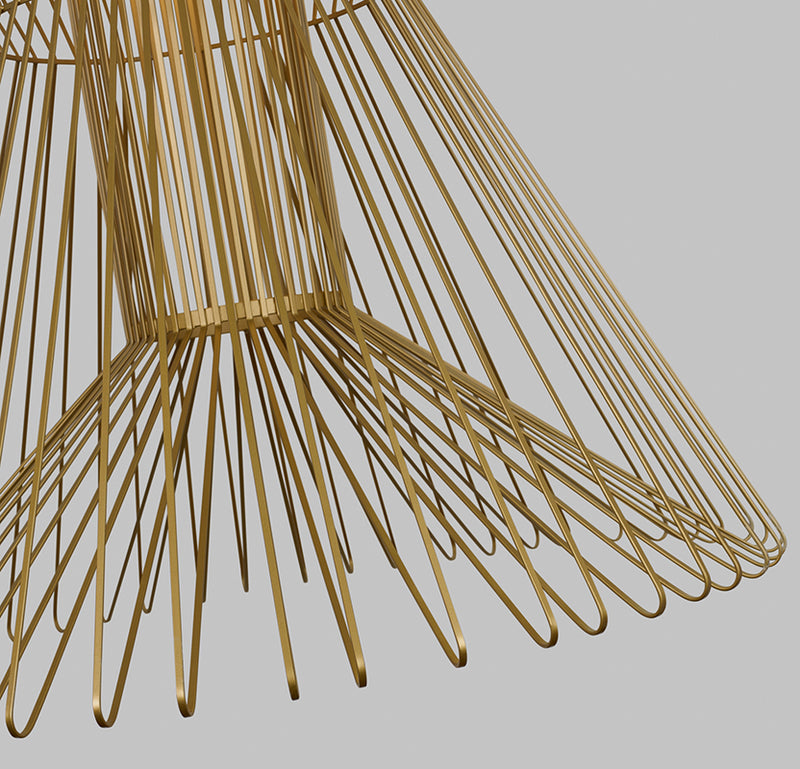 Visual Comfort 700TDSYRGP Syrma Grande 37" LED Line Voltage Pendant