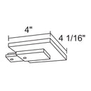 Juno T21 Trac-Master One-Circuit End Feed Connector and Outlet Box Cover