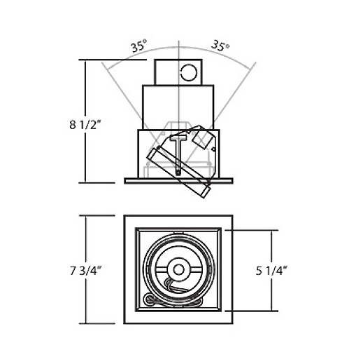 Eurofase TE-131 1-lt PAR30 Multiple Recessed Trim