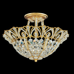 Schonbek 9841 Tiara 5-lt Semi-Flush Mount