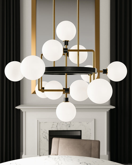 Tech 700VGO Viaggio 12-lt 30" LED Chandelier