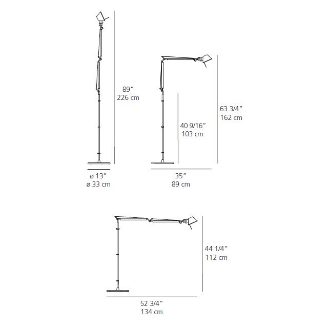 Artemide Tolomeo Classic Floor Lamp