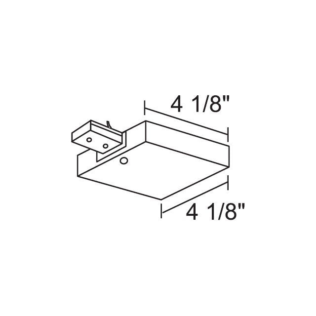 Juno TU36 Trac-Master Two-Circuit T-Bar End Feed