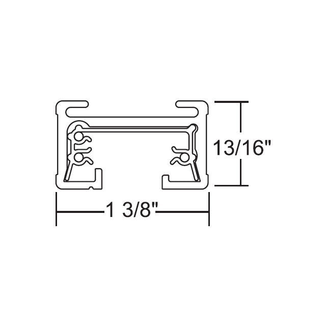 Juno TU6 Trac-Master 6-ft Two-Circuit Track