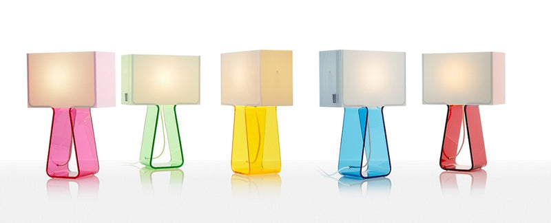 Pablo Designs Tube Top Colors Table Lamp