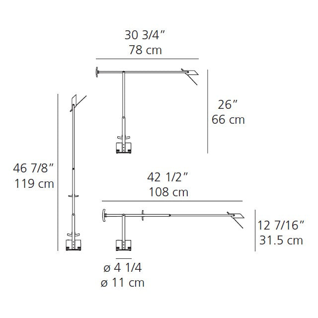 Artemide Tizio LED Table Lamp