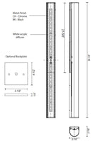 Kuzco VL61236 Longitude 36" LED Vanity