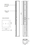 Kuzco VL62224 Jane 24" LED Vanity