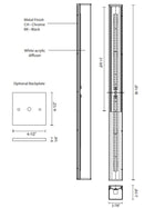 Kuzco VL62236 Jane 36" LED Vanity