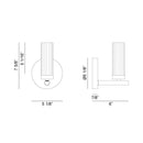 Matteo W74201 Luminoso 1-lt 8" Tall Wall Sconce