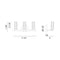Matteo W74203 Luminoso 3-lt 18" Wall Sconce