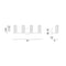 Matteo W74204 Luminoso 4-lt 24" Wall Sconce