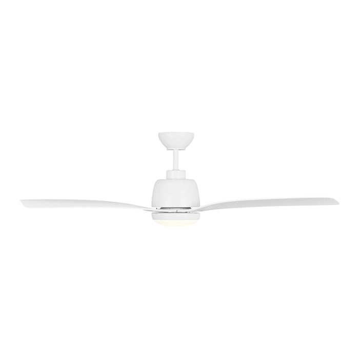 Visual Comfort Avila Coastal 54" Outdoor Ceiling Fan with LED Light Kit