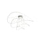 Axo UPHOOPS3 Hoops 1-lt 39" LED Flush Mount