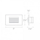 WAC 4051 12V LED Outdoor Step and Wall Light
