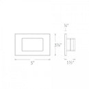 WAC 4071 12V LED Outdoor Step and Wall Light