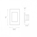 WAC 4071 12V LED Outdoor Step and Wall Light