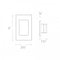 WAC 4071 12V LED Outdoor Step and Wall Light