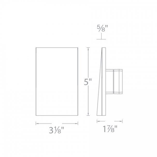 WAC 4041 12V LED Outdoor Step and Wall Light