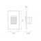 WAC WL-LED220 LEDme Indoor / Outdoor Step and Wall Light