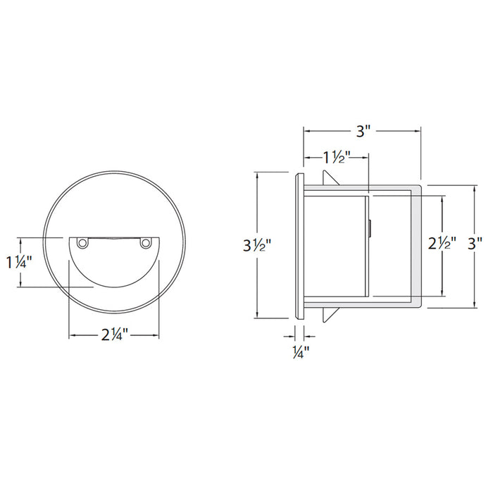 WAC WL-LED300 LEDme Outdoor Step and Wall Lights