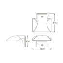 WAC WP-LED227 Endurance Hawk 27W LED Outdoor/Indoor Wallpack