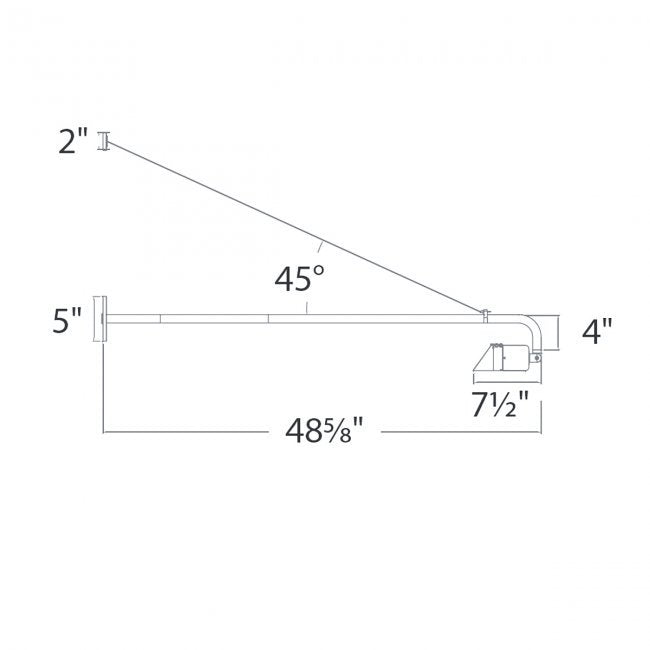 WAC WP-LED514 Endurance Adjustable Signage Light - Single