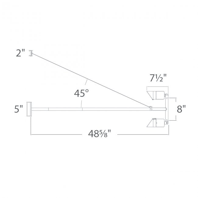 WAC WP-LED529 Endurance Adjustable Signage Light - Double