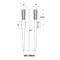 Modern Forms WS-10830 Scepter 1-lt 30" Tall LED Wall Sconce