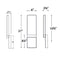 Modern Forms WS-12721 Glacier 1-lt 21" Tall LED Wall Sconce
