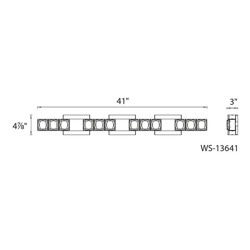 Modern Forms WS-13641 Sofia 4-lt 41" LED Bath Light