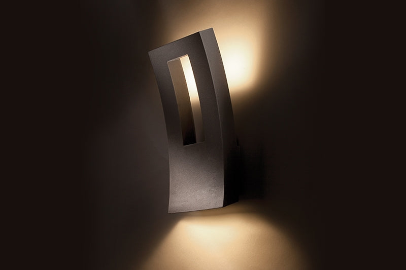 Modern Forms WS-W2216 Dawn 2-lt 16" Tall LED Outdoor Wall Light