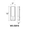 Modern Forms WS-25816 Vodka 1-lt 16" Tall LED Bath Light