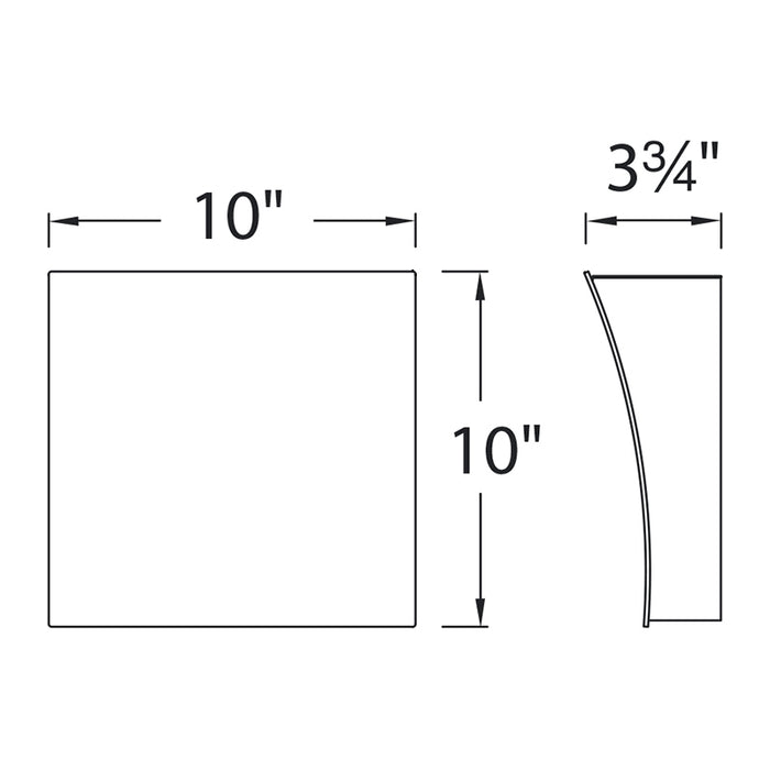 Modern Forms WS-27610 Slide LED Wall Sconce, 3000K